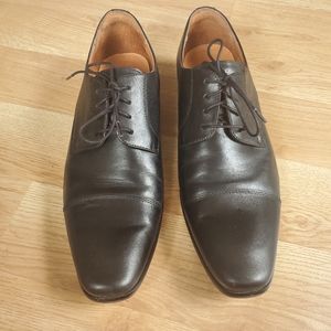 Florsheim Mens Shoes Postino Cap Toe Oxford smooth leather, Men's Size 12, Black